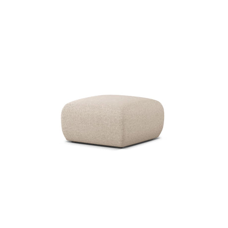 Molino Pouf aus Chenille in Leichtes Beige (Eden 2 Pearl), 75x75 cm von Micadoni – Bild 3