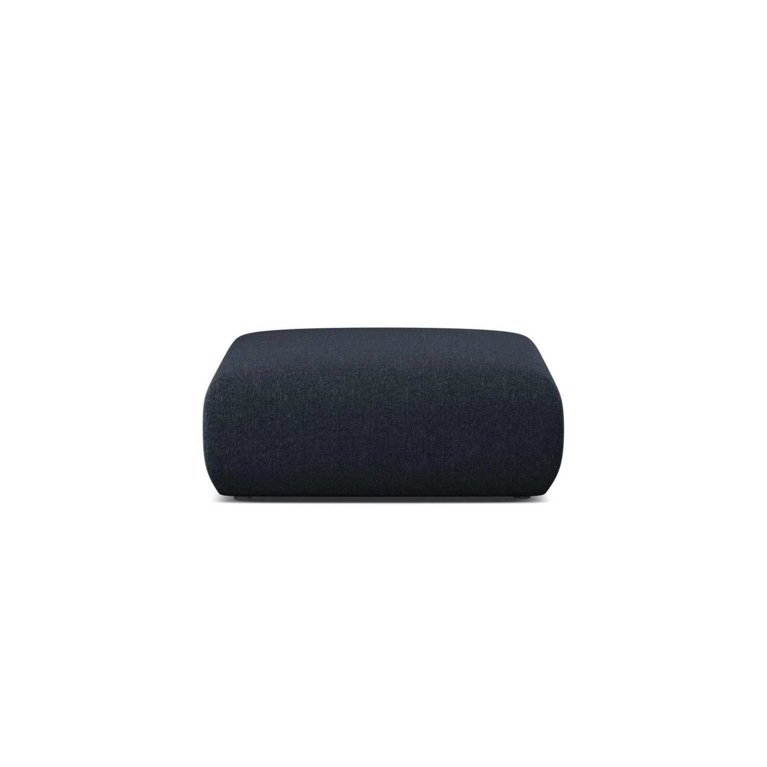 Molino Pouf aus Chenille in Marineblau (Eden 16 Deep Blue), 100x100 cm von Micadoni – Bild 1