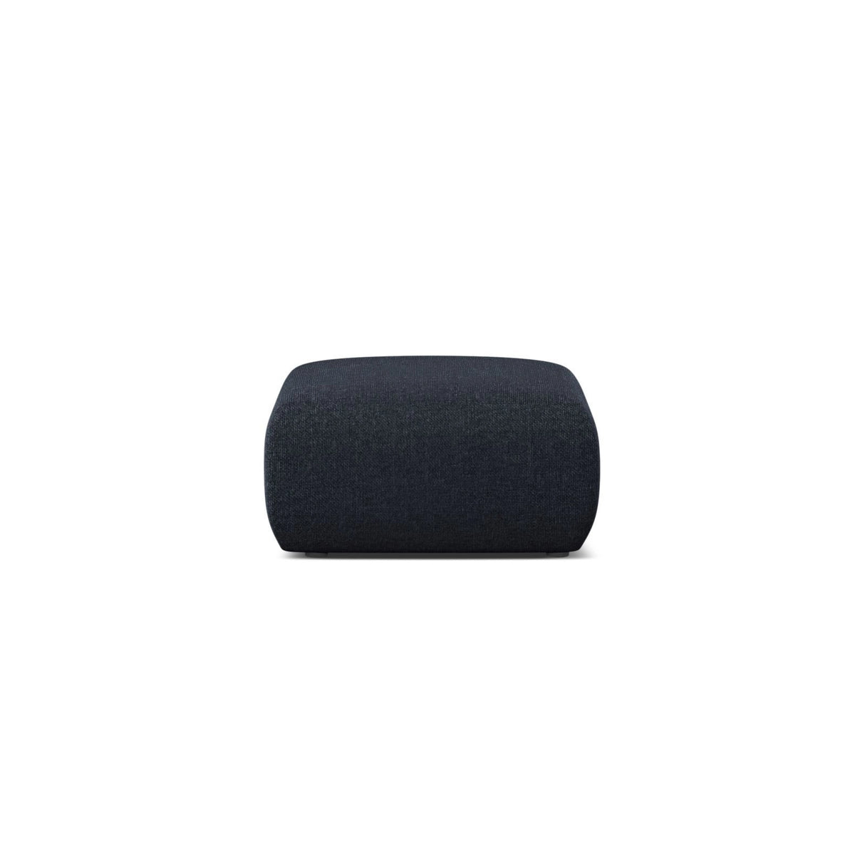 Molino Pouf aus Chenille in Marineblau (Eden 16 Deep Blue), 75x75 cm von Micadoni – Bild 1