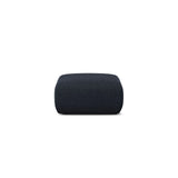 Molino Pouf aus Chenille in Marineblau (Eden 16 Deep Blue), 75x75 cm von Micadoni – Bild 1