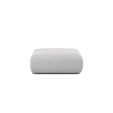 Molino Pouf aus Chenille in Silber (Eden 17 Silver), 100x100 cm von Micadoni – Bild 1