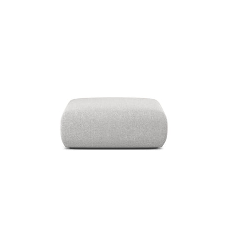 Molino Pouf aus Chenille in Silber (Eden 17 Silver), 100x100 cm von Micadoni – Bild 1