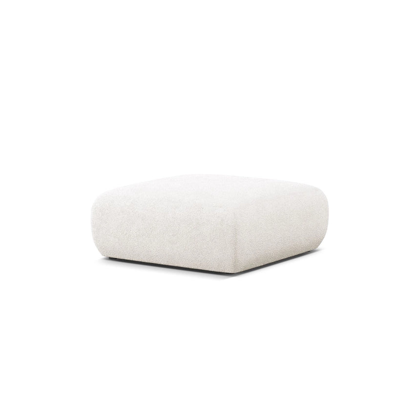 Molino Pouf aus Samt, Boucle oder Chenille, 100x100 cm von Micadoni – Bild 3