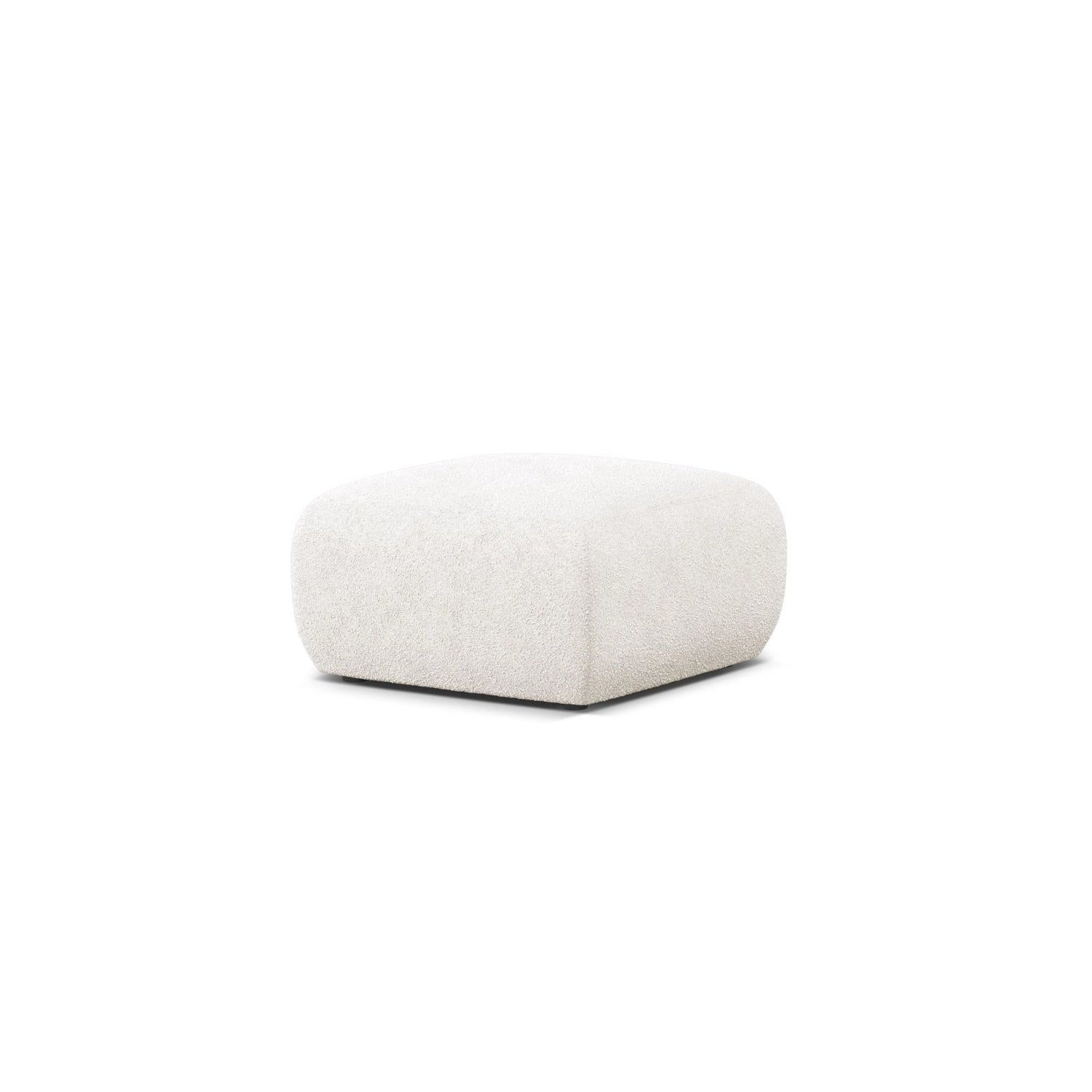 Molino Pouf aus Samt, Boucle oder Chenille, 75x75 cm von Micadoni – Bild 3