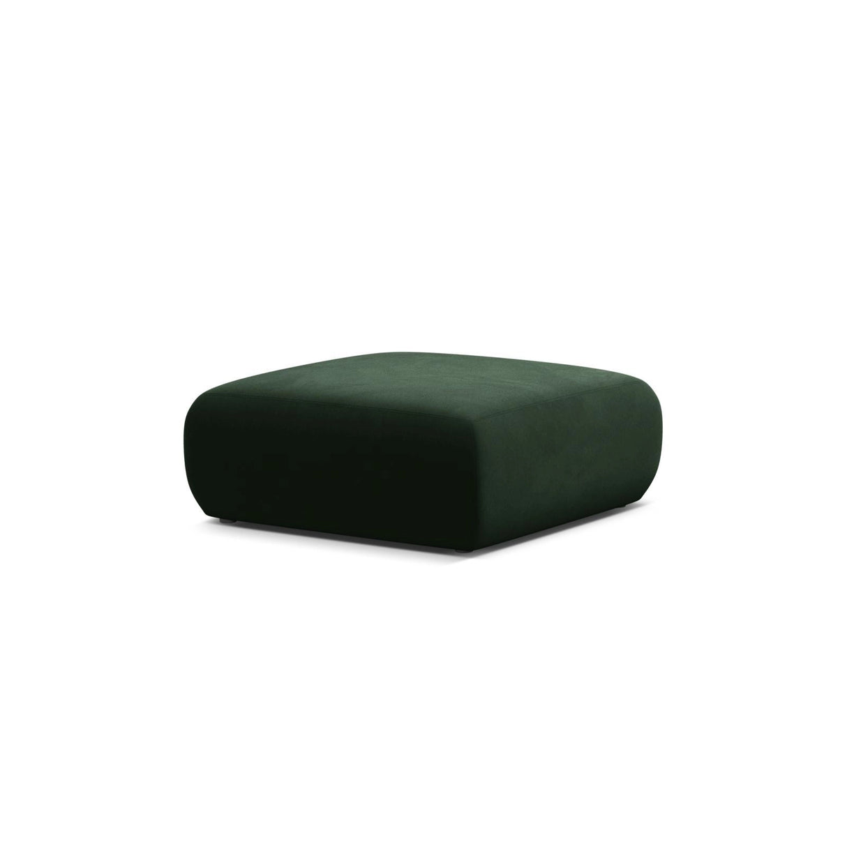 Molino Pouf aus Samt in Flaschengrün (Casino Deep Green), 100x100 cm von Micadoni – Bild 3