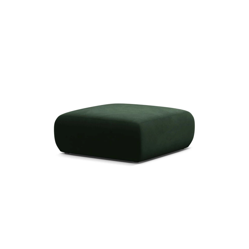 Molino Pouf aus Samt in Flaschengrün (Casino Deep Green), 100x100 cm von Micadoni – Bild 3