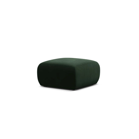 Molino Pouf aus Samt in Flaschengrün (Casino Deep Green), 75x75 cm von Micadoni – Bild 3