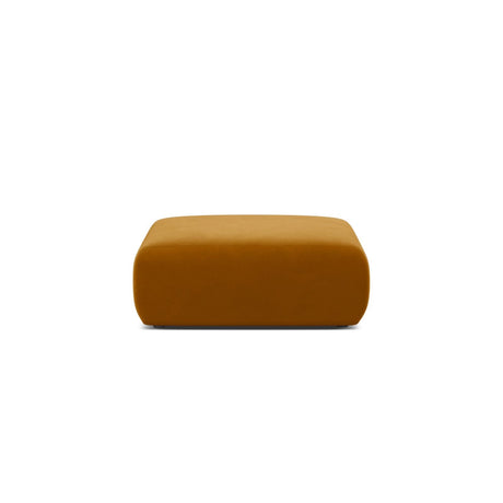 Molino Pouf aus Samt in Gelb (Casino Mostaza), 100x100 cm von Micadoni – Bild 1