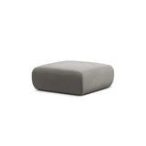 Molino Pouf aus Samt in Grau (Casino Stone), 100x100 cm von Micadoni – Bild 3