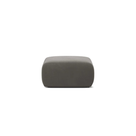 Molino Pouf aus Samt in Grau (Casino Stone), 75x75 cm von Micadoni – Bild 1