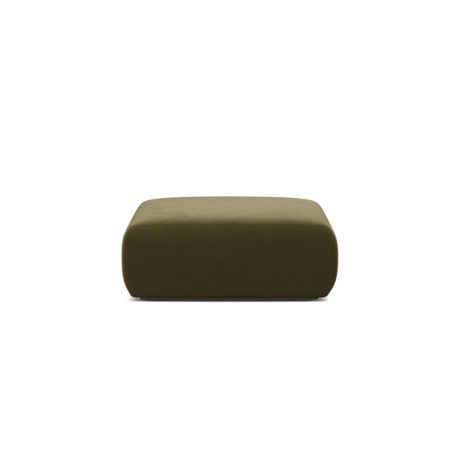 Molino Pouf aus Samt in Hellgrün (Casino Forest), 100x100 cm von Micadoni – Bild 1