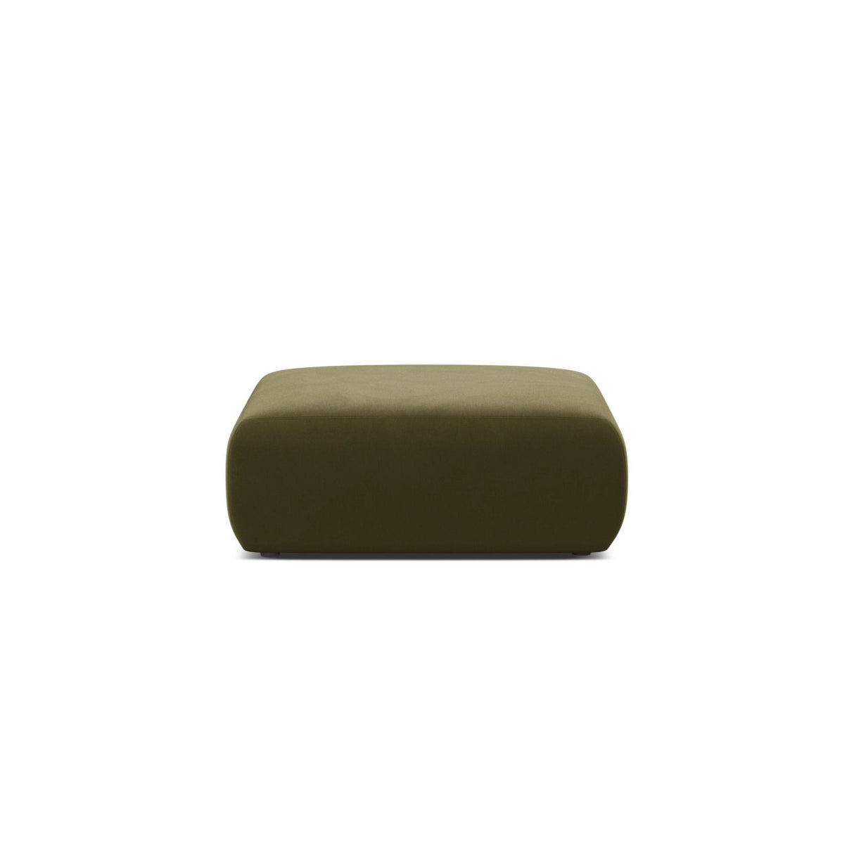 Molino Pouf aus Samt in Hellgrün (Casino Forest), 100x100 cm von Micadoni – Bild 1