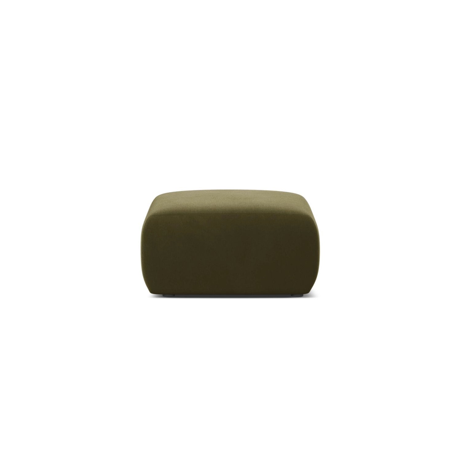Molino Pouf aus Samt in Hellgrün (Casino Forest), 75x75 cm von Micadoni – Bild 1