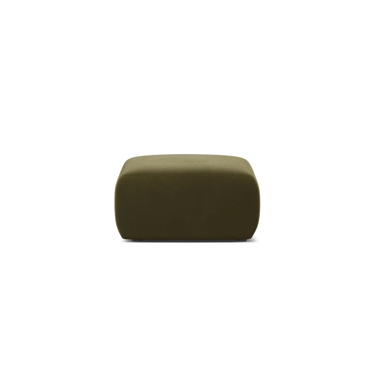 Molino Pouf aus Samt in Hellgrün (Casino Forest), 75x75 cm von Micadoni – Bild 1