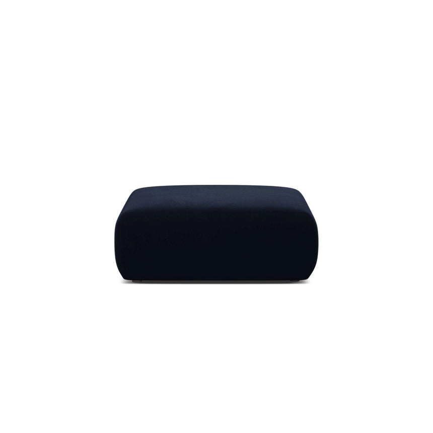 Molino Pouf aus Samt in Königsblau (Casino Deep Blue), 100x100 cm von Micadoni – Bild 1