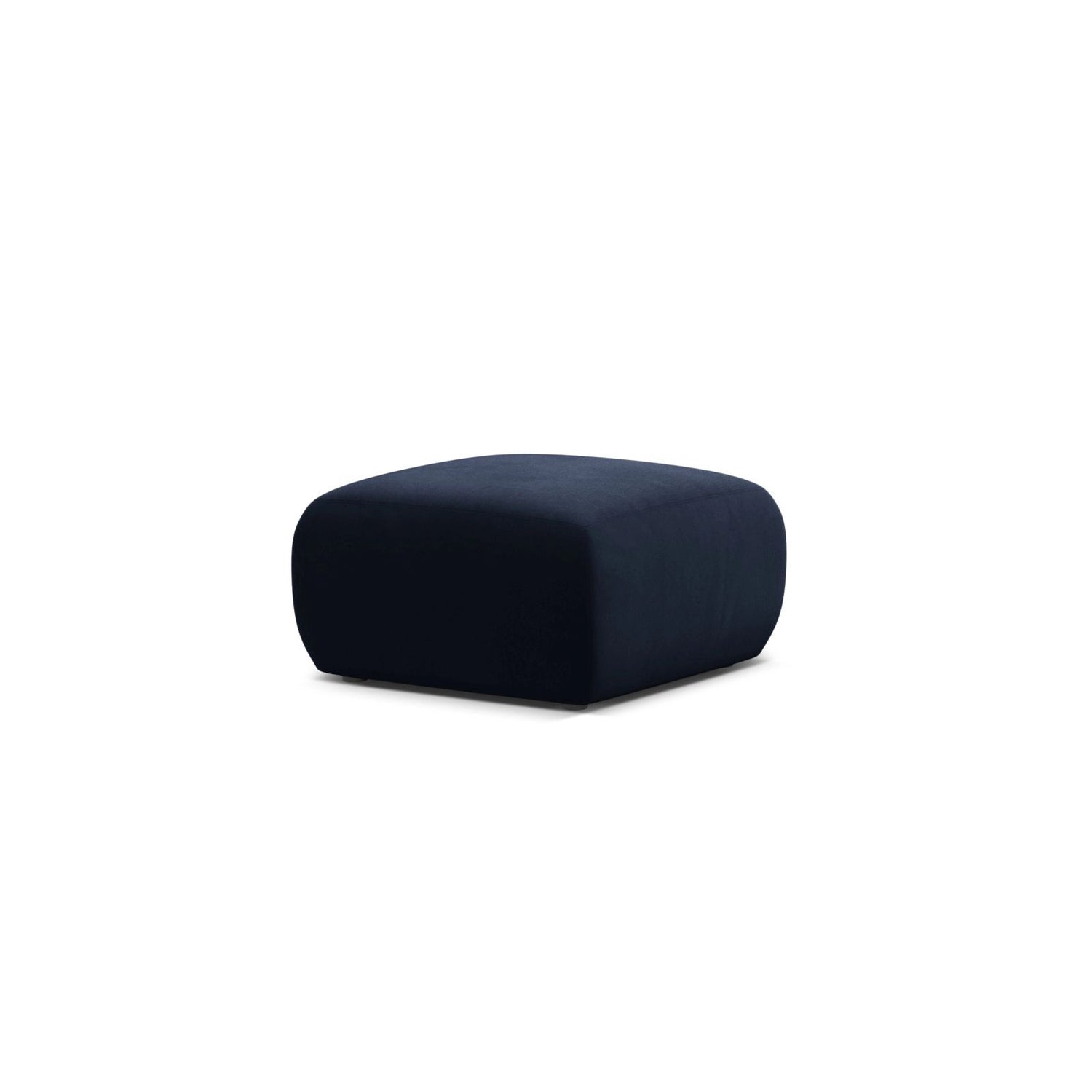 Molino Pouf aus Samt in Königsblau (Casino Deep Blue), 75x75 cm von Micadoni – Bild 3