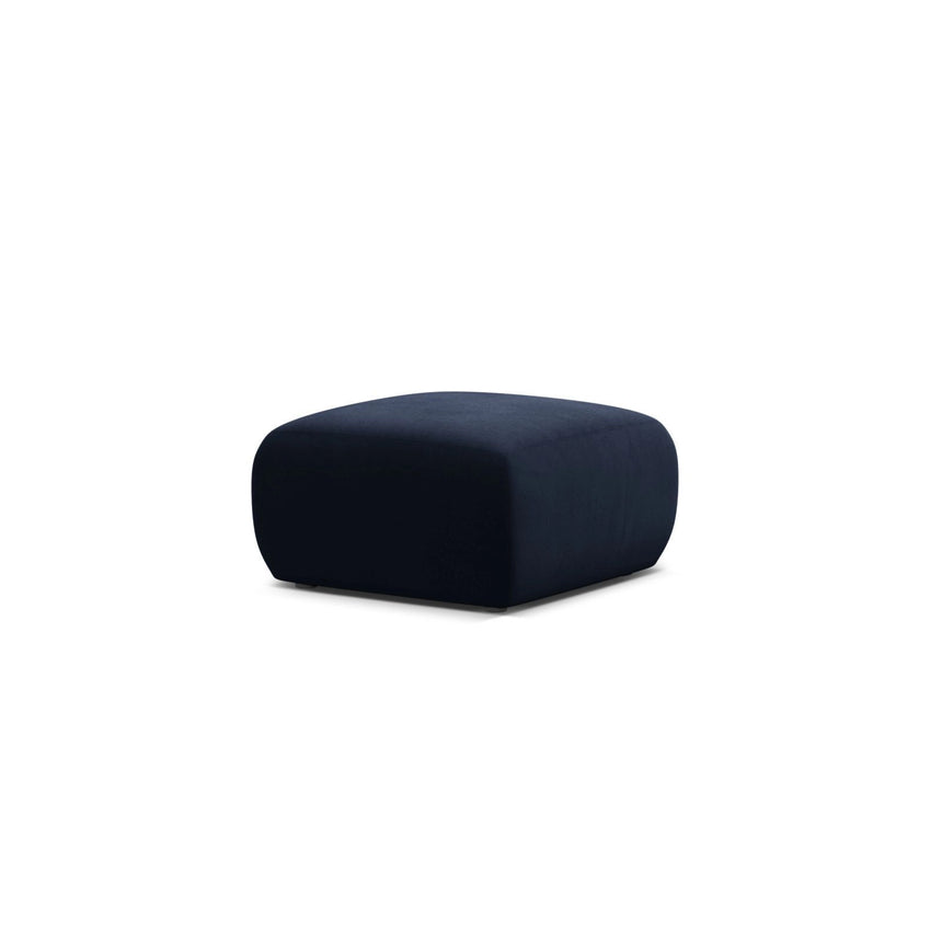 Molino Pouf aus Samt in Königsblau (Casino Deep Blue), 75x75 cm von Micadoni – Bild 3