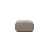 Molino Pouf aus Samt in Leichtes Beige (Casino Pearl), 75x75 cm von Micadoni – Bild 1