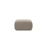 Molino Pouf aus Samt in Leichtes Beige (Casino Pearl), 75x75 cm von Micadoni – Bild 1