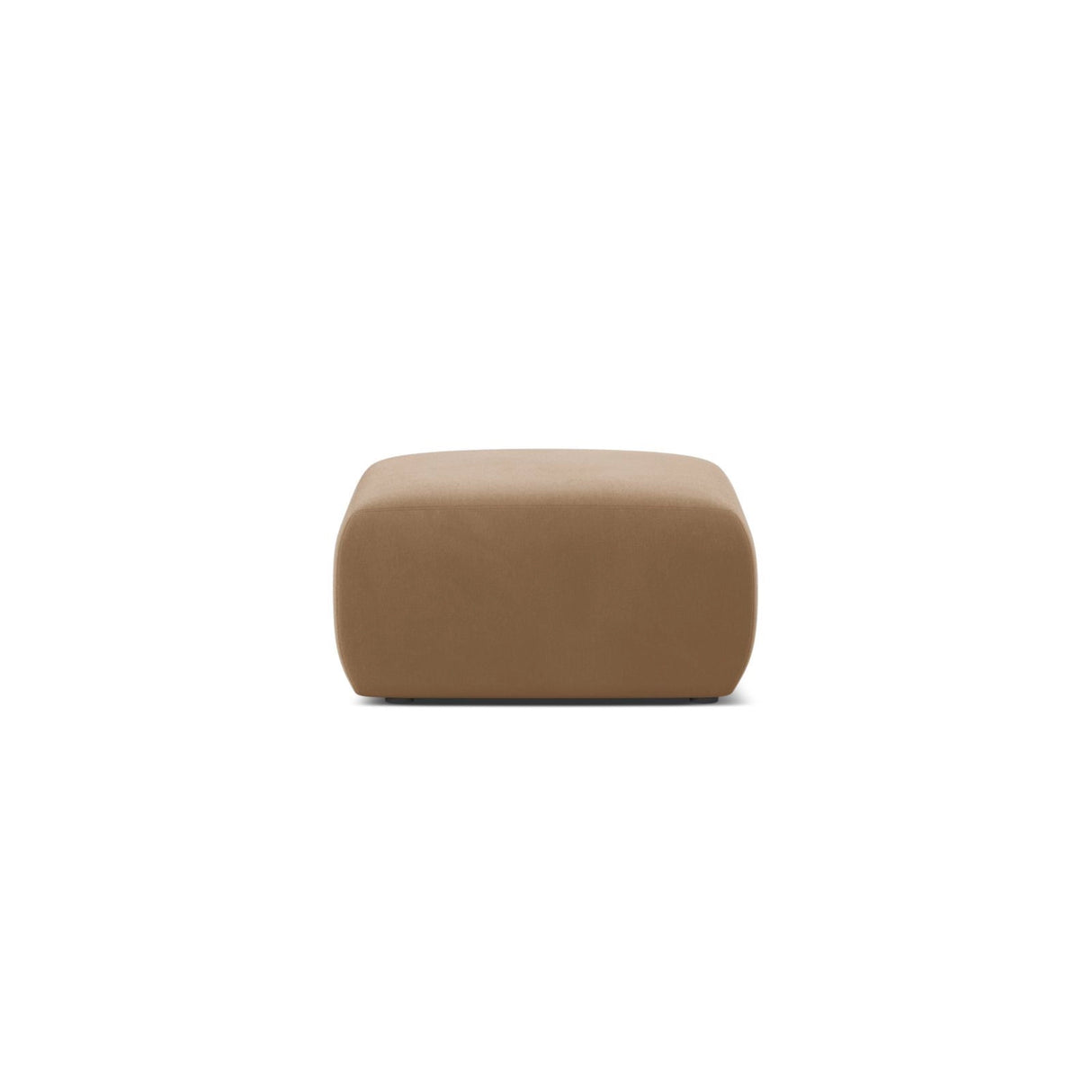Molino Pouf aus Samt in Sand (Casino Lion), 75x75 cm von Micadoni – Bild 1