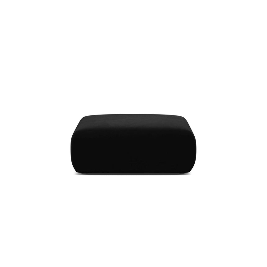 Molino Pouf aus Samt in Schwarz (Casino Black), 100x100 cm von Micadoni – Bild 1