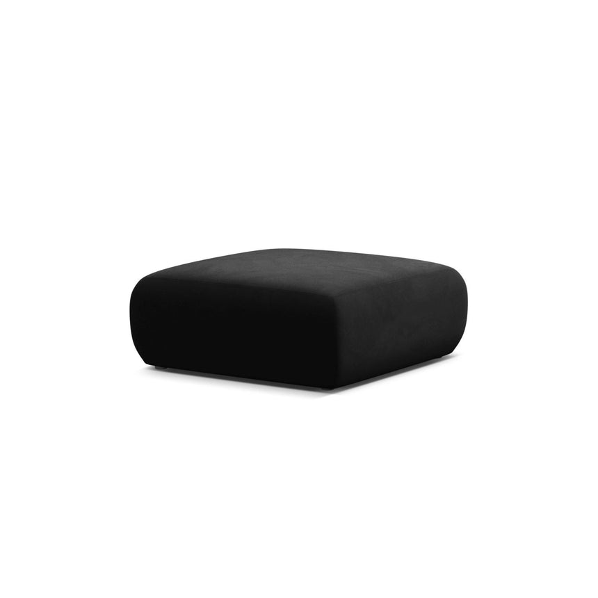 Molino Pouf aus Samt in Schwarz (Casino Black), 100x100 cm von Micadoni – Bild 3