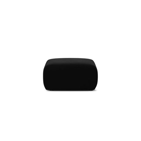 Molino Pouf aus Samt in Schwarz (Casino Black), 75x75 cm von Micadoni – Bild 1