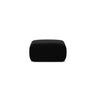 Molino Pouf aus Samt in Schwarz (Casino Black), 75x75 cm von Micadoni – Bild 1