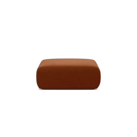 Molino Pouf aus Samt in Terrakotta (Casino Terracota), 100x100 cm von Micadoni – Bild 1