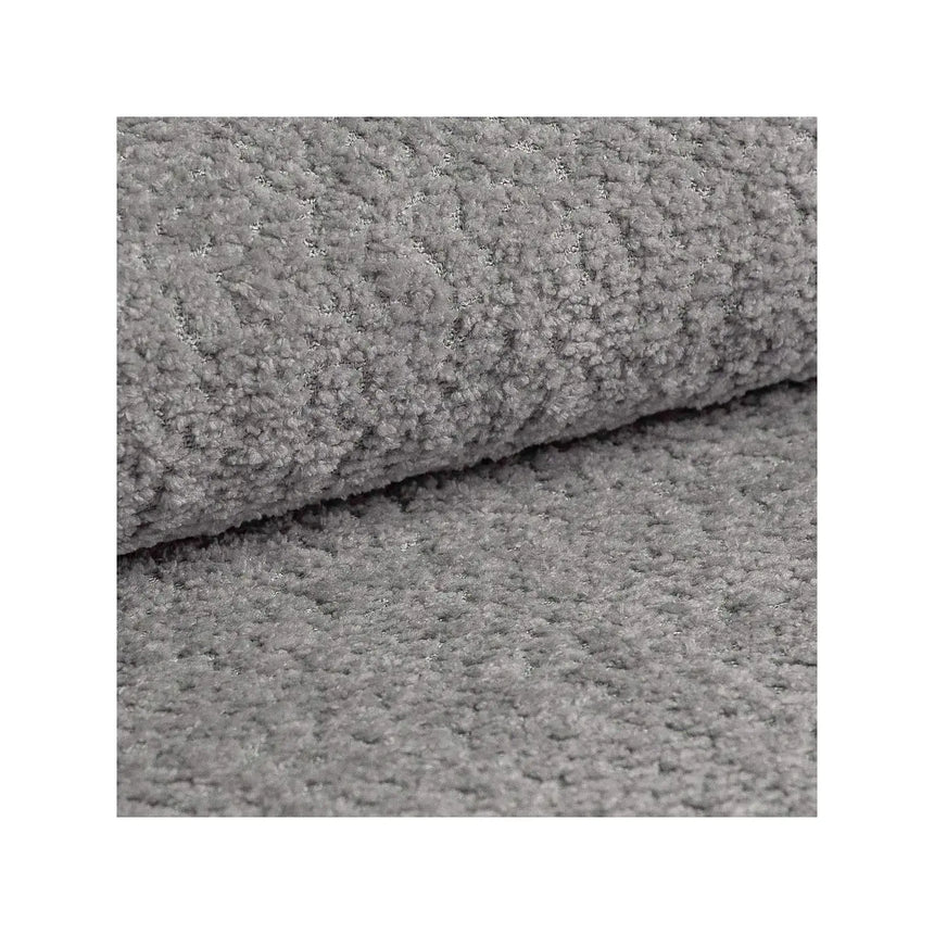 Mount Bett mit Kopfteil und Stauraum aus Boucle in Grau (CORAL 75), 160x200 cm von Micadoni – Bild 8