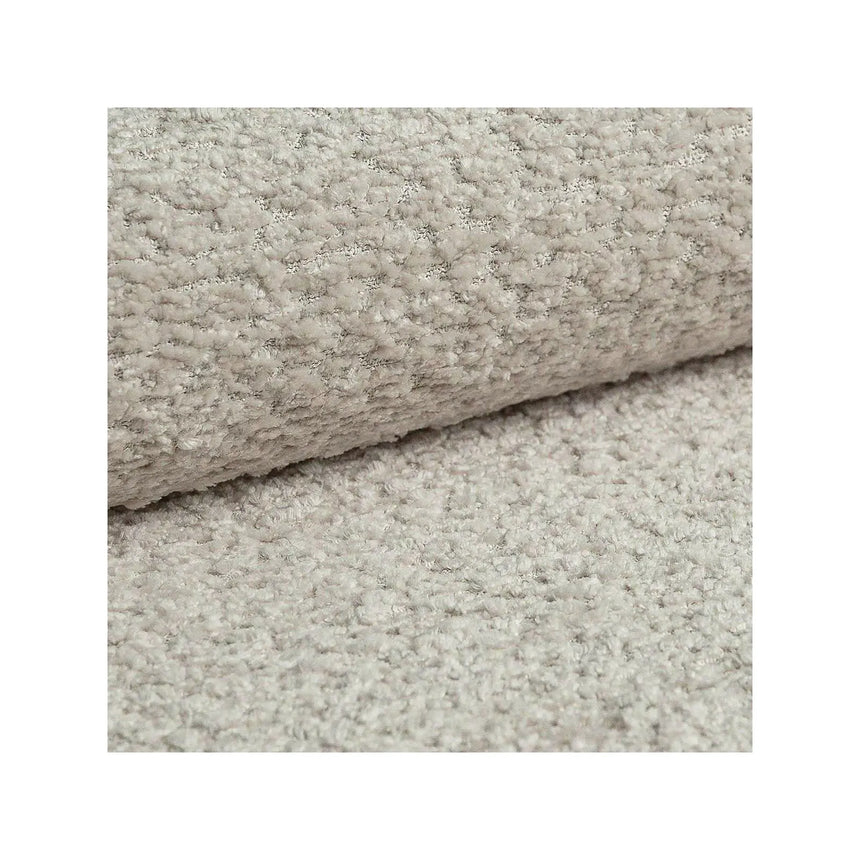 Mount Bett mit Kopfteil und Stauraum aus Boucle in Leichtes Beige (CORAL 65), 200x200 cm von Micadoni – Bild 8