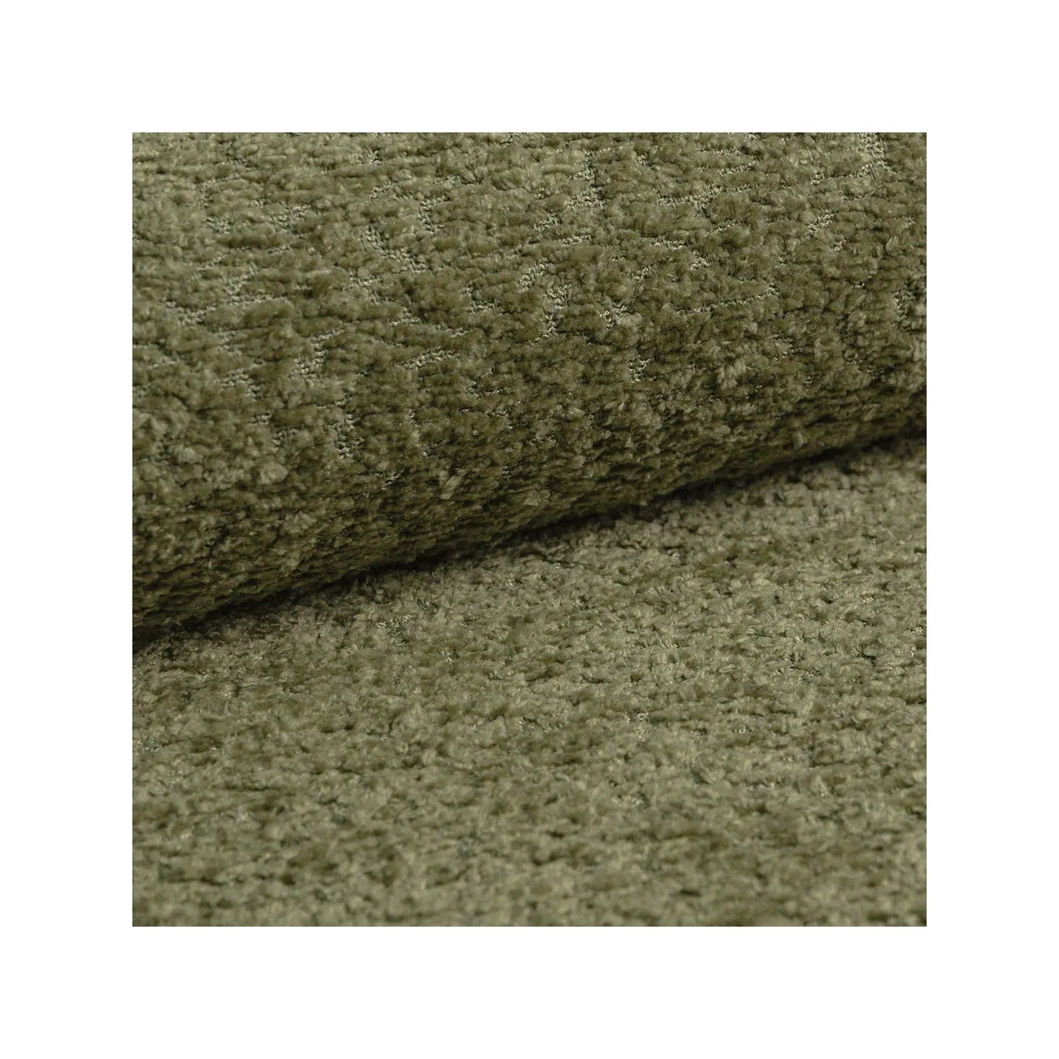 Mount Bett mit Kopfteil und Stauraum aus Boucle in Light Olive (CORAL 25), 180x200 cm von Micadoni – Bild 8