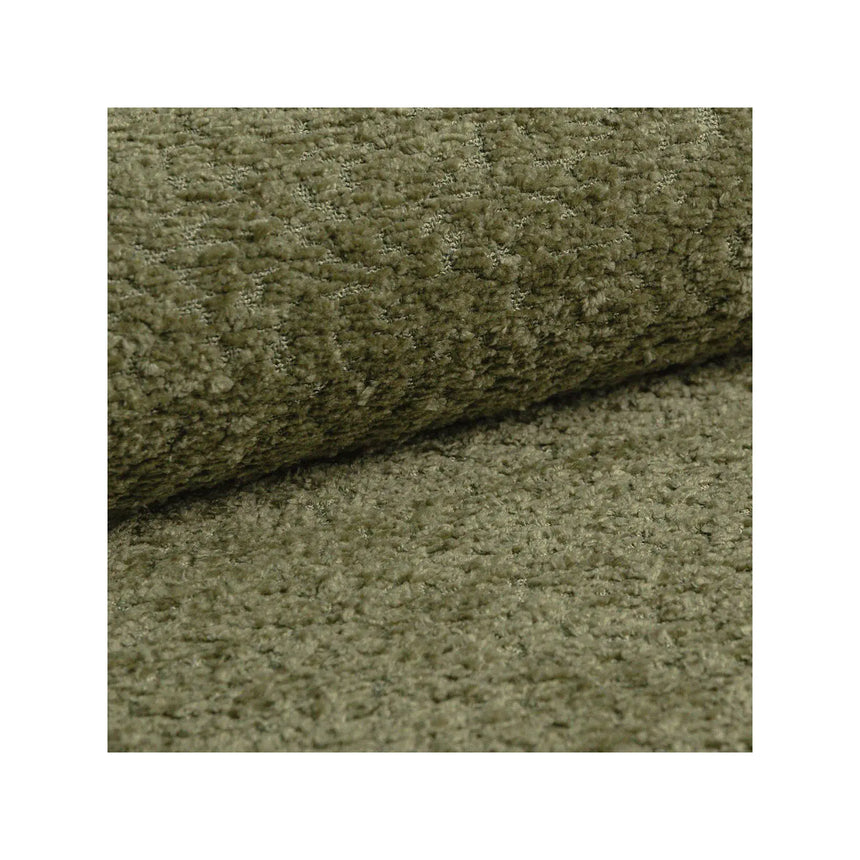 Mount Bett mit Kopfteil und Stauraum aus Boucle in Light Olive (CORAL 25), 200x200 cm von Micadoni – Bild 8