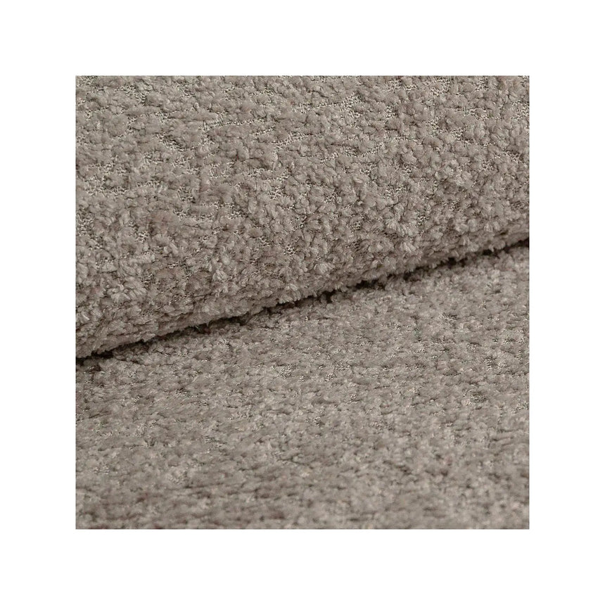 Mount Bett mit Kopfteil und Stauraum aus Boucle in Warmes Grau (CORAL 50), 200x200 cm von Micadoni – Bild 8