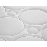 Muara Matratze mit Taschenfederkern aus Strukturierter Stoff in Weiß und blau, 200x80 cm von Micadoni – Produktbild 3