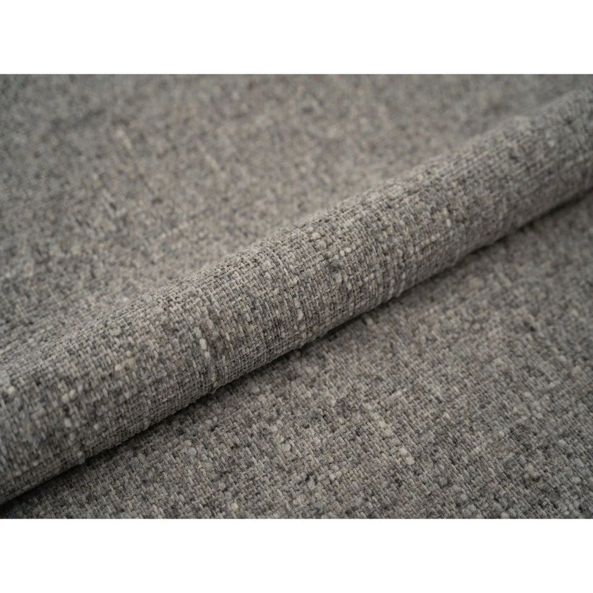 Murada Bett mit Kopfteil aus Chenille in Leichtes Grau Melange (Tracy 211.11), 160x200 cm von Micadoni – Bild 6