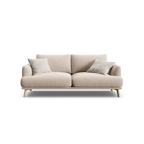 Naomi 2-Sitzer Sofa aus Samt in Beige (Salvador 1), 170x95 cm von Micadoni – Bild 1