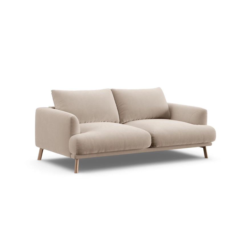 Naomi 2-Sitzer Sofa aus Samt in Beige (Salvador 1), 170x95 cm von Micadoni – Bild 4