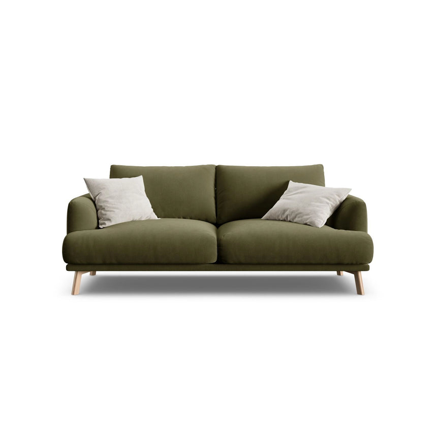 Naomi 2-Sitzer Sofa aus Samt in Grün (Salvador 8), 170x95 cm von Micadoni – Bild 1