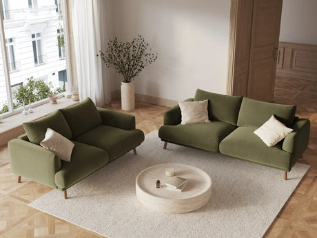 Naomi 2-Sitzer Sofa aus Samt in Grün (Salvador 8), 170x95 cm von Micadoni – Bild 2