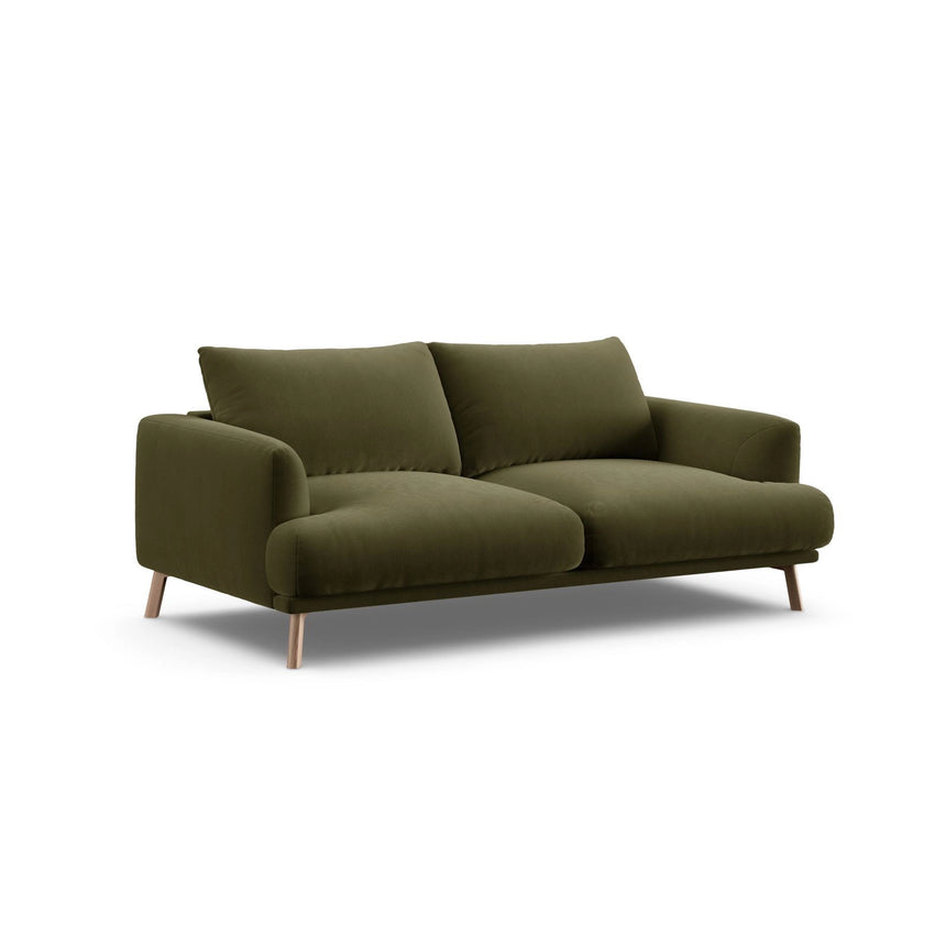 Naomi 2-Sitzer Sofa aus Samt in Grün (Salvador 8), 170x95 cm von Micadoni – Bild 4