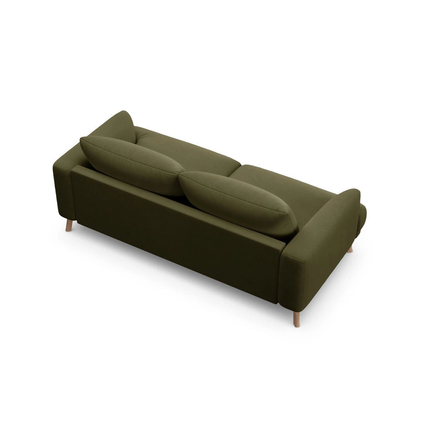 Naomi 2-Sitzer Sofa aus Samt in Grün (Salvador 8), 170x95 cm von Micadoni – Bild 5