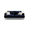Naomi 2-Sitzer Sofa aus Samt in Königsblau (Salvador 5), 170x95 cm von Micadoni – Bild 1