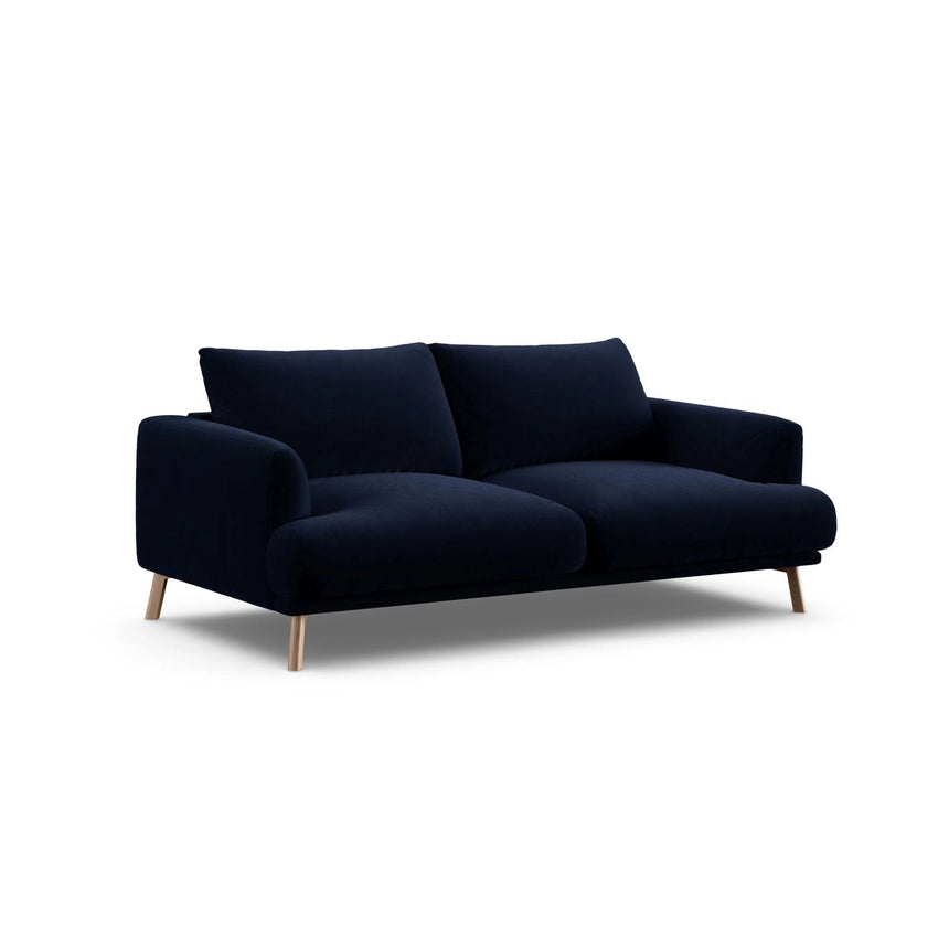 Naomi 2-Sitzer Sofa aus Samt in Königsblau (Salvador 5), 170x95 cm von Micadoni – Bild 4