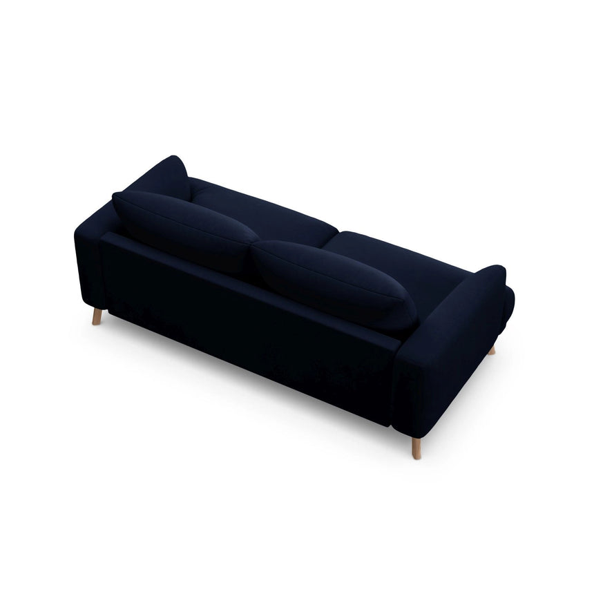 Naomi 2-Sitzer Sofa aus Samt in Königsblau (Salvador 5), 170x95 cm von Micadoni – Bild 5