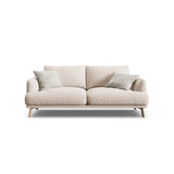 Naomi 2-Sitzer Sofa aus Samt oder Strukturstoff, 170x95 cm von Micadoni – Bild 1