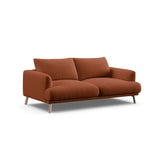 Naomi 2-Sitzer Sofa aus Strukturierter Stoff in Brick (Liberty 9), 170x95 cm von Micadoni – Bild 4