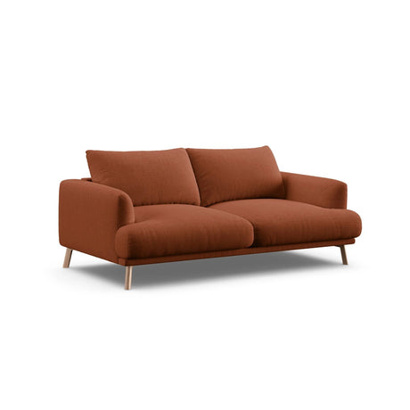 Naomi 2-Sitzer Sofa aus Strukturierter Stoff in Brick (Liberty 9), 170x95 cm von Micadoni – Bild 4