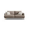 Naomi 2-Sitzer Sofa aus Strukturierter Stoff in Cappuccino (Liberty 5), 170x95 cm von Micadoni – Bild 1