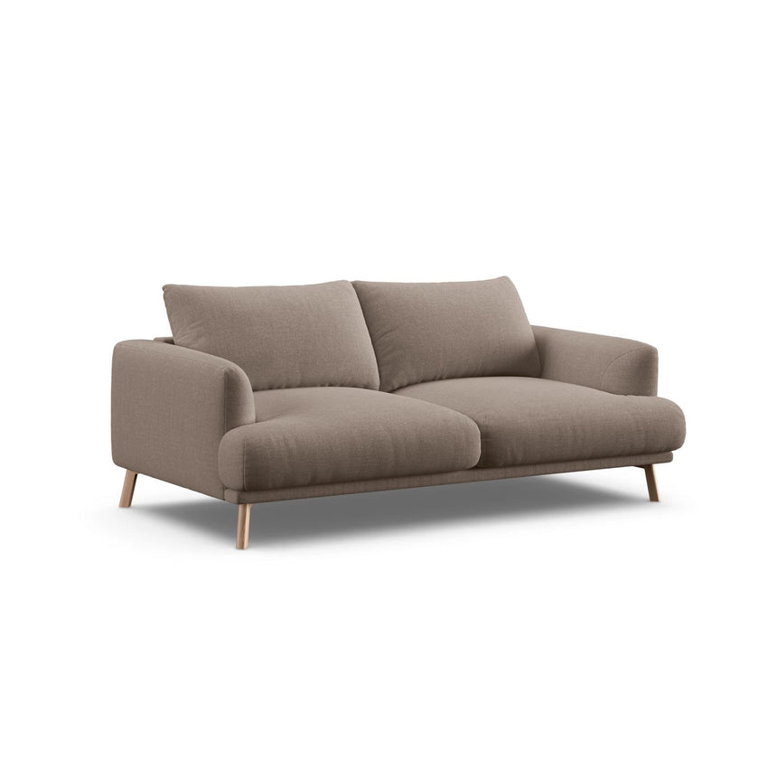 Naomi 2-Sitzer Sofa aus Strukturierter Stoff in Cappuccino (Liberty 5), 170x95 cm von Micadoni – Bild 4